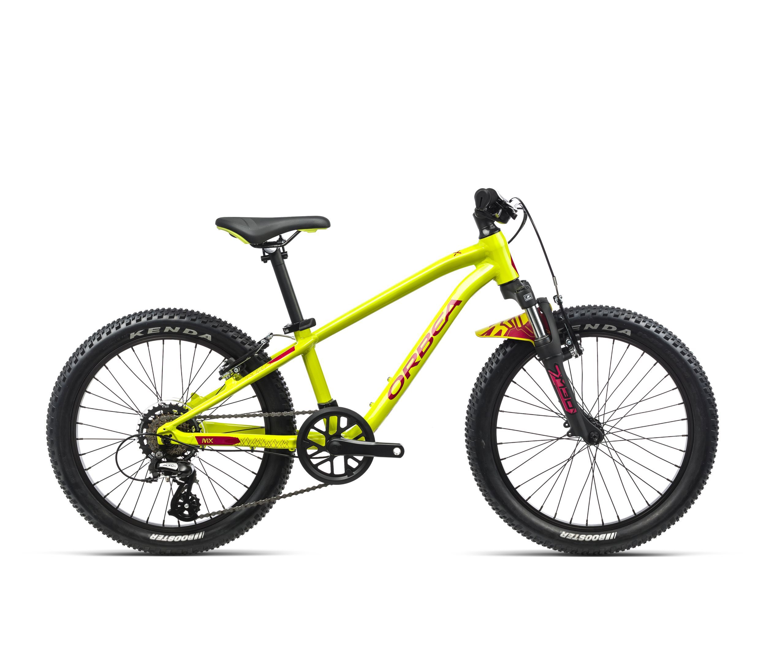 Orbea MX 20 XC (2023) - Lime Green - Watermelon Red (Gloss)