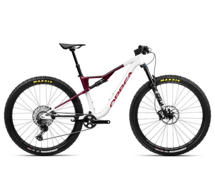 Orbea Oiz H10 (2023) - White Chic - Shadow Coral (Gloss)