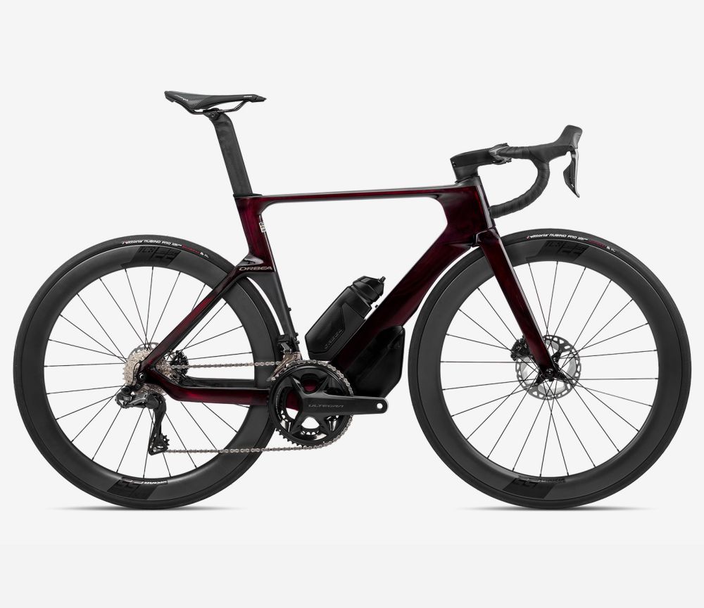 Orbea Orca Aero M20iLTD (2023) - Wine Red Carbon View (Gloss) - Carbon Raw (Matt)