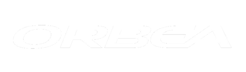Orbea logo - wit met transparante achtergrond